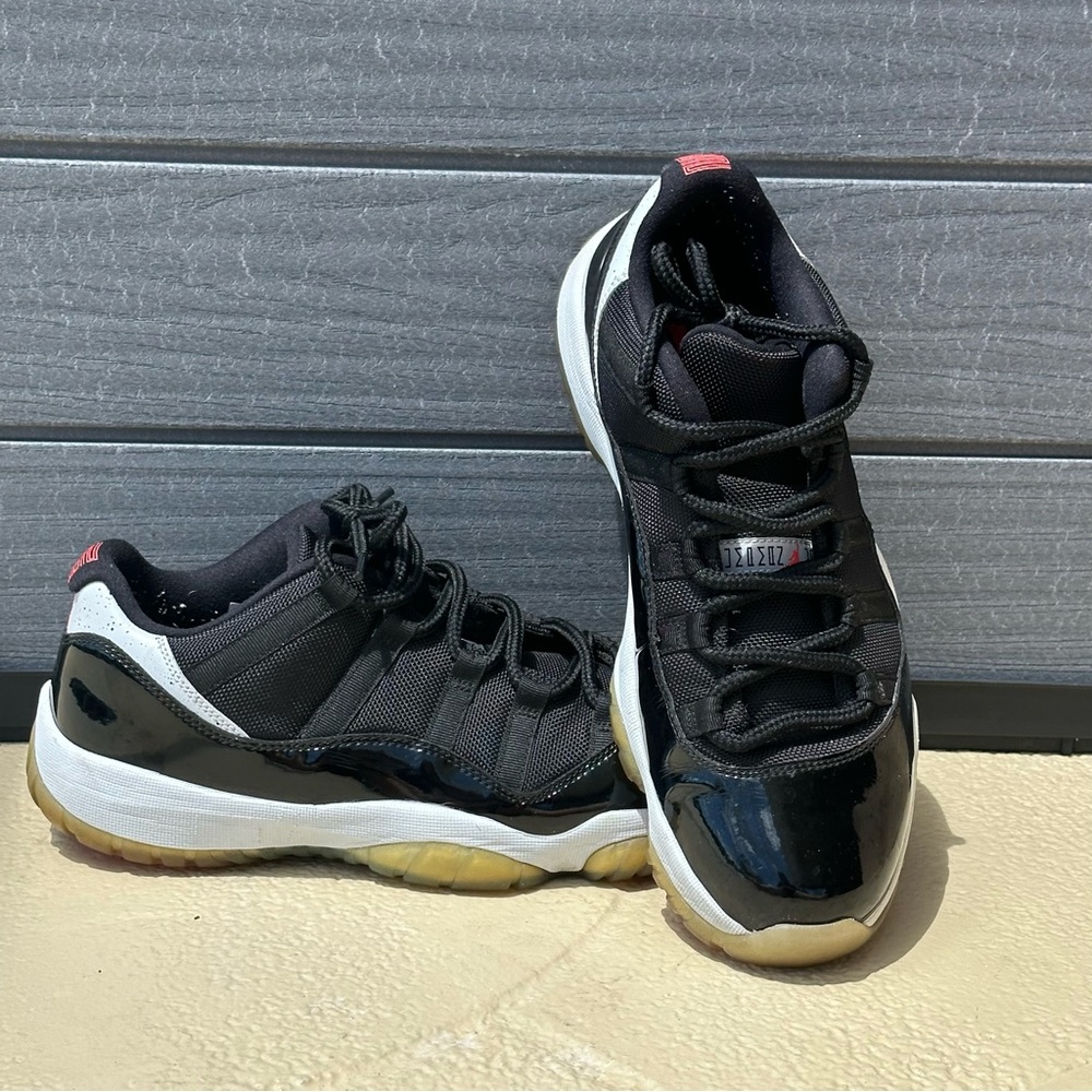 Nike Jordan 11 Retro Low Infrared 23 2014 Black & White